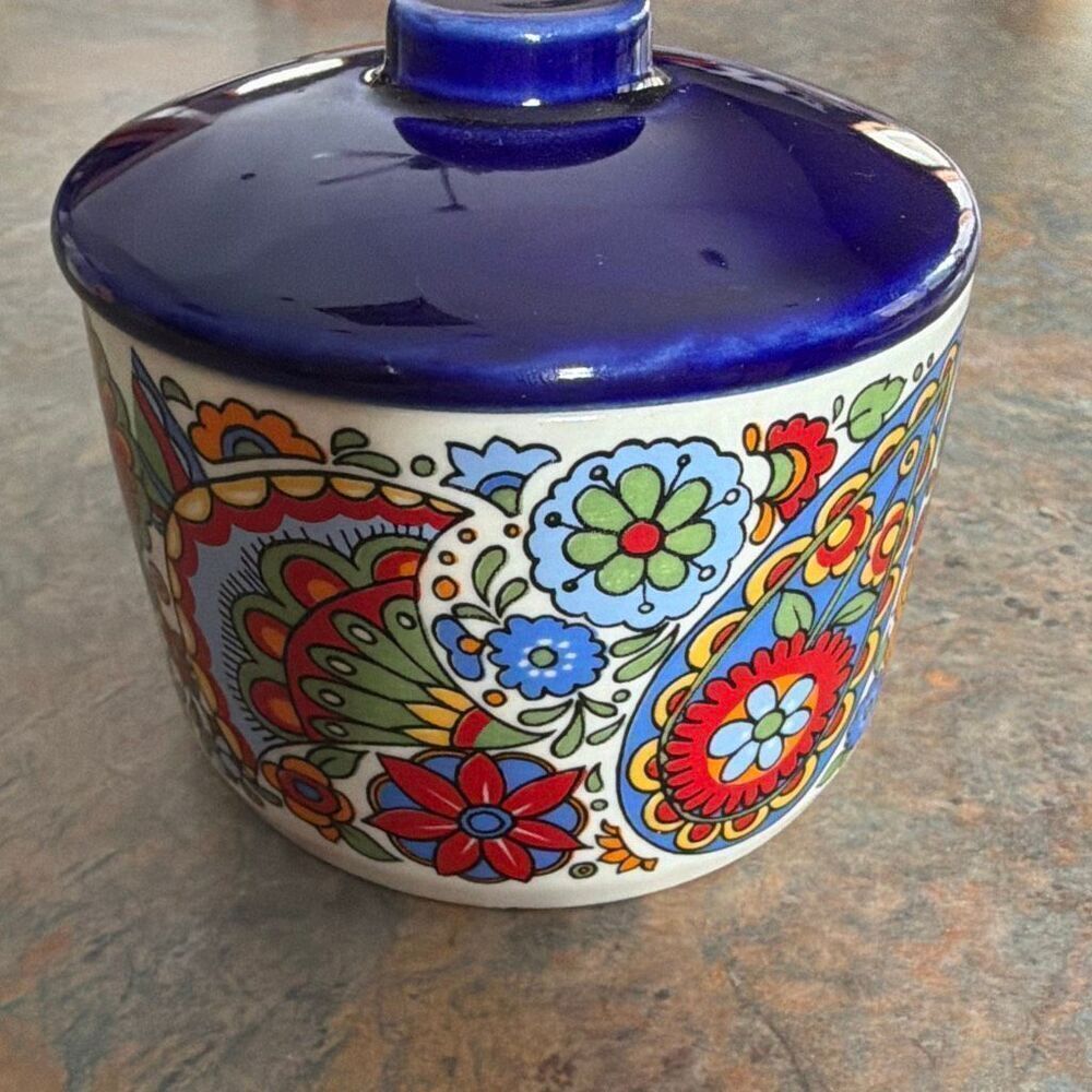 Weidmann Porzellan trinket Bowl with Lid Made in Italy Vintage